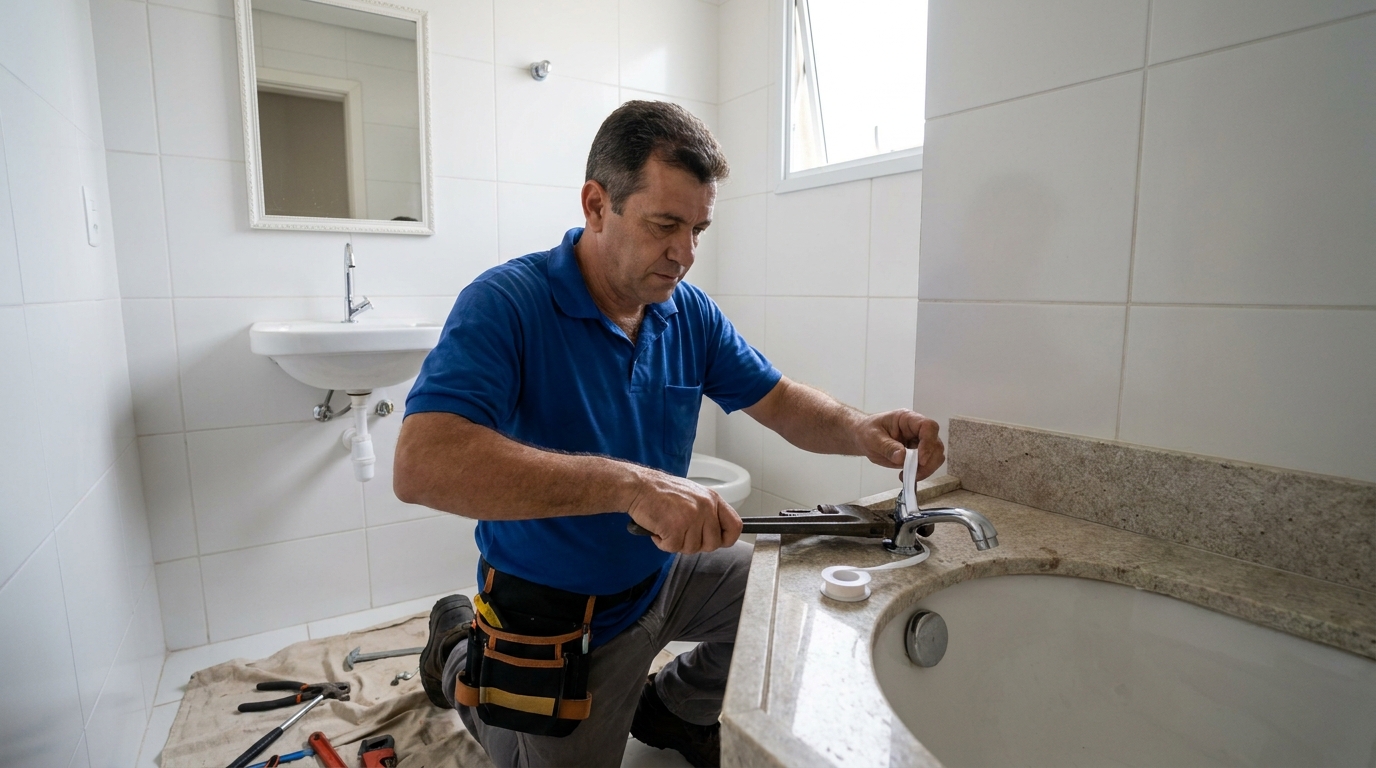Instalação de torneira de cozinha em Novo Hamburgo‑RS